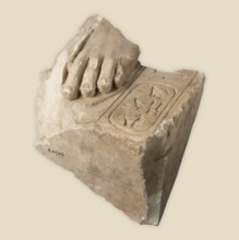 fragment of mother statue