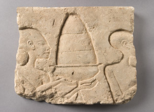 Tomb wall relief